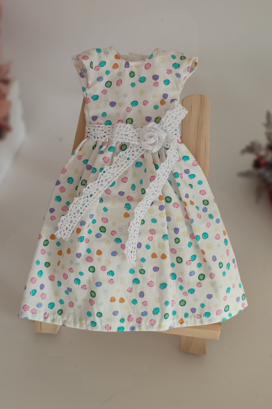 Polka dot doll dress