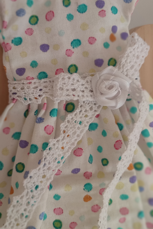 Polka dot doll dress