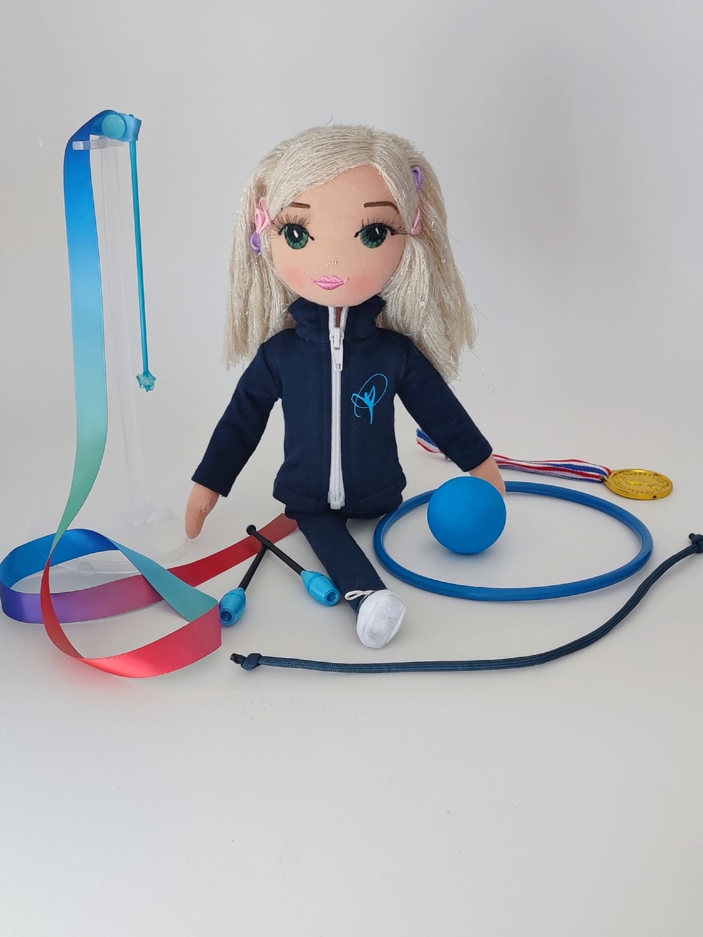 OFERTA: Muñeca Gimnasta + Pack Aparatos Rítmica