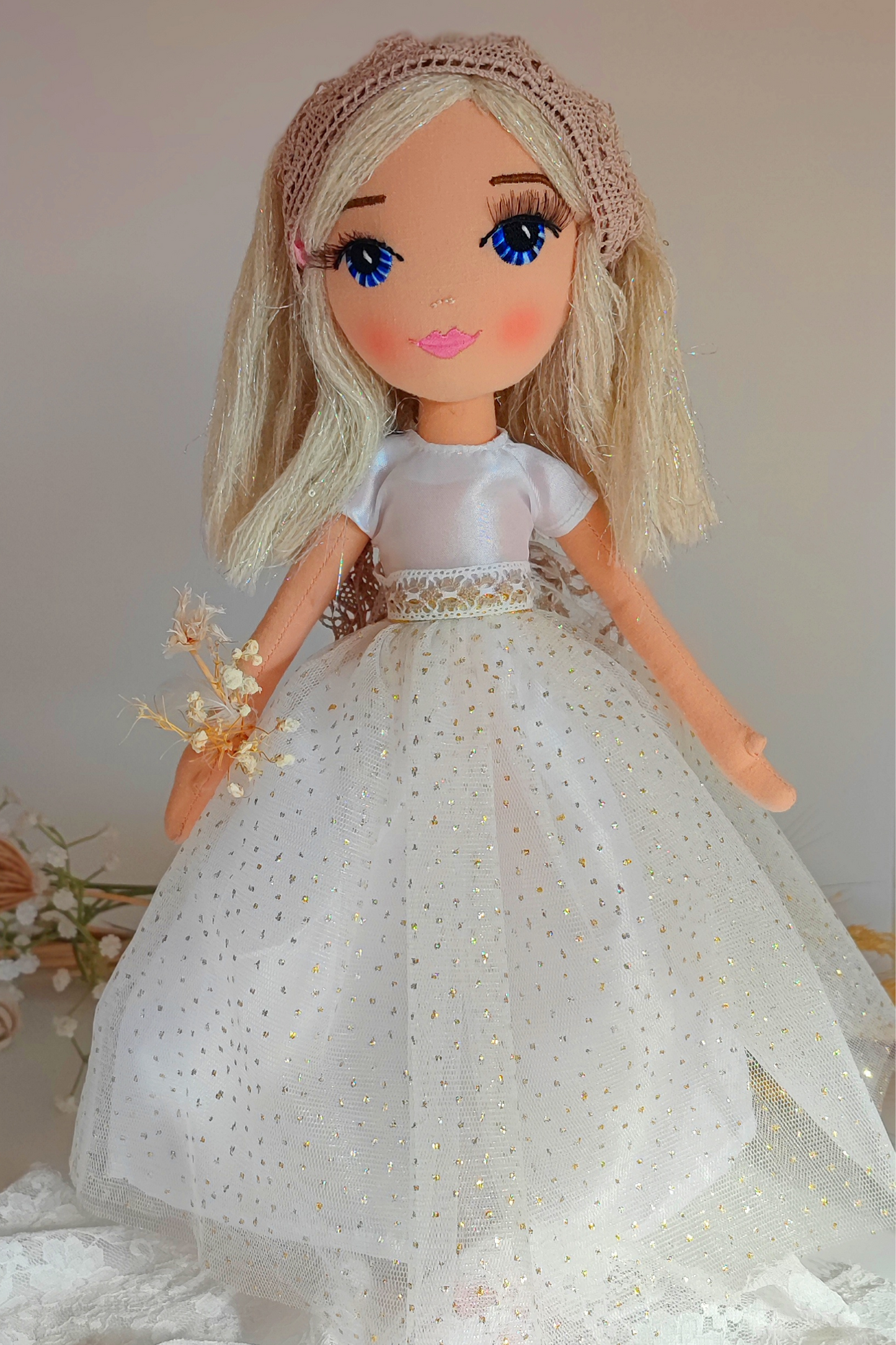 muñeca vestida de novia