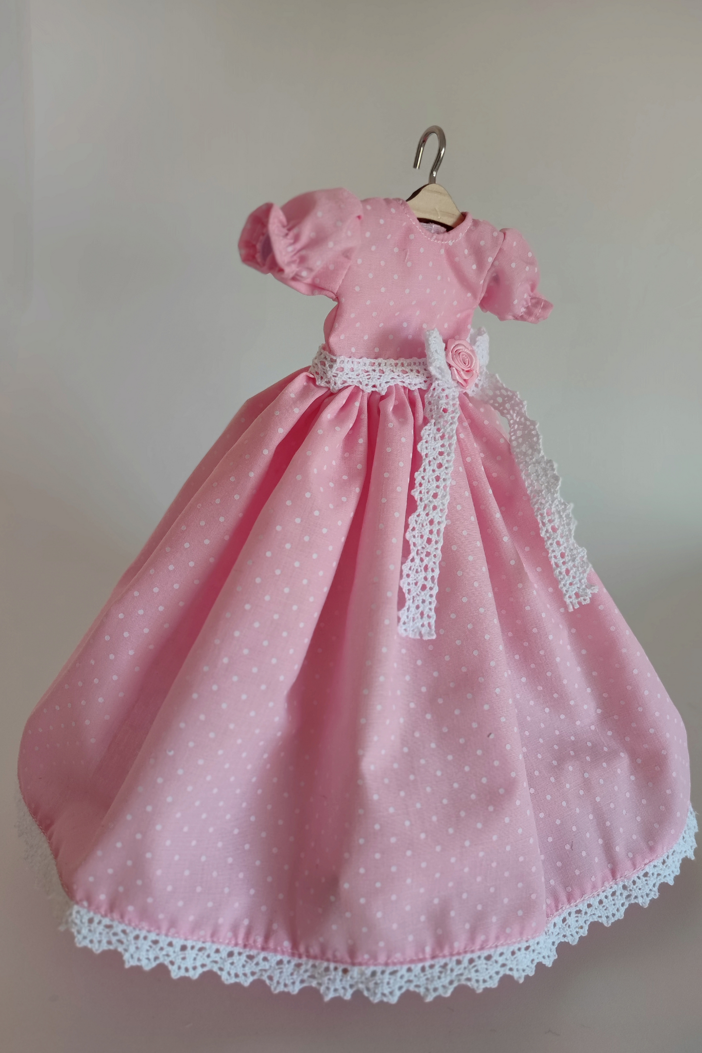 Vestido de muñeca Provenza rosa Drimydolls